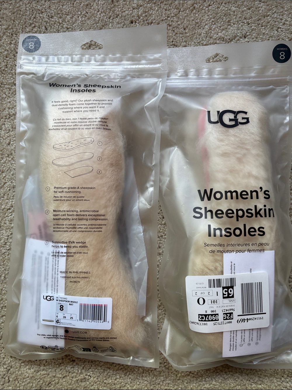 UGG Women's Sheepskin Insoles